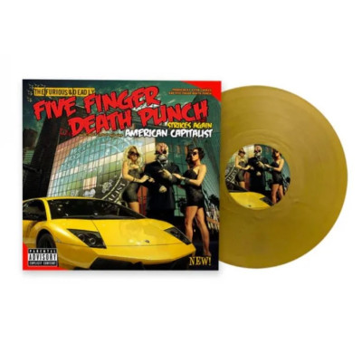 Five Finger Death Punch – American Capitalist LP 10th Anniv. Gold Vinyl Золотой винил