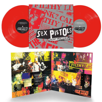 Виниловая пластинка Sex Pistols - Filthy Lucre Live 2LP 30th Anniversary красный винил Предзаказ