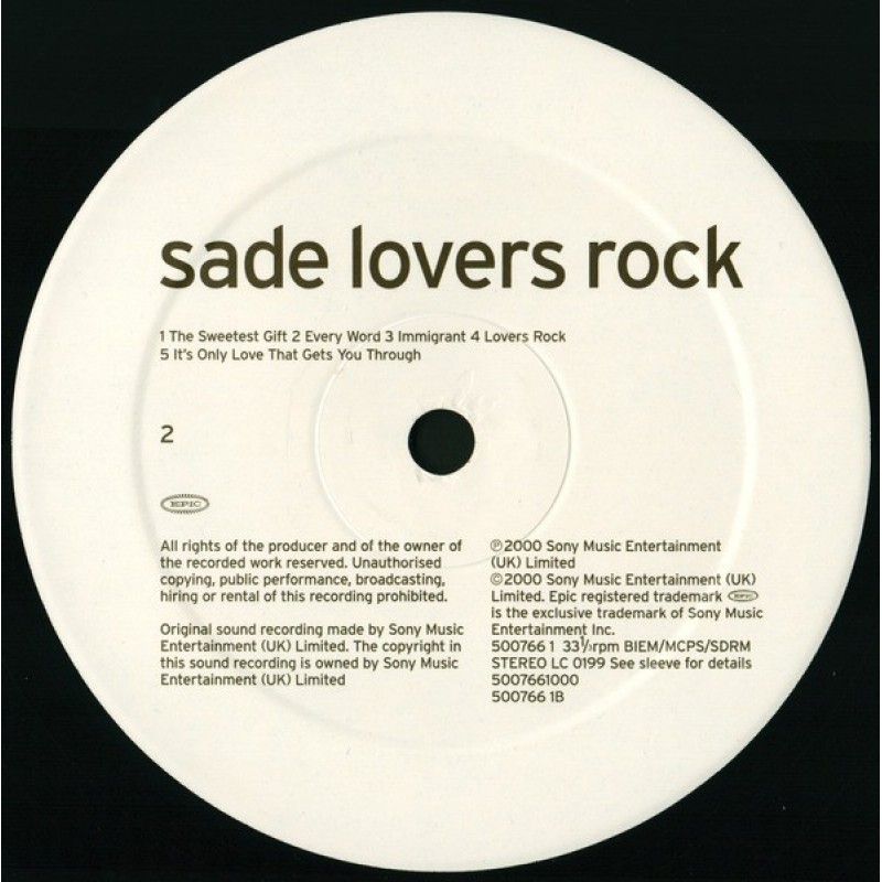 Sade your love. Sade lovers Rock 2000. Виниловая пластинка Sade. Sade this far. Sade / lovers Rock (LP).