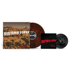 Виниловая пластинка System Of A Down - Toxicity LP+7'' красный с чёрными разводами винил + постер Предзаказ