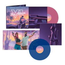 Виниловая пластинка Various - Grand Theft Auto VI: (GTA) 2LP Прозрачный розовый и голубой винил Предзаказ 
