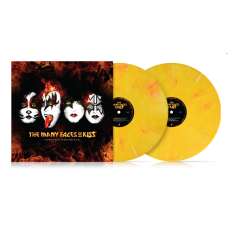 Виниловая пластинка Various - The Many Faces Of KISS: A Journey Through The Inner World Of KISS 2LP Желтый винил с красными разводами 