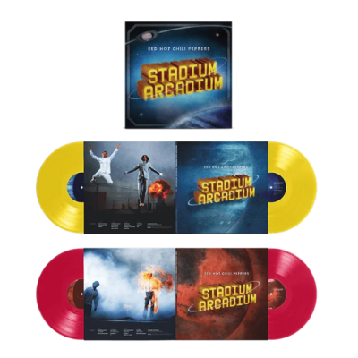 Виниловая пластинка Red Hot Chili Peppers - Stadium Arcadium 4LP Бокс-сет Жёлтый и красный винил Предзаказ