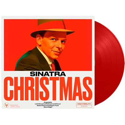 Виниловая пластинка Frank Sinatra - Christmas Sinatra LP Прозрачный красный с блёстками винил