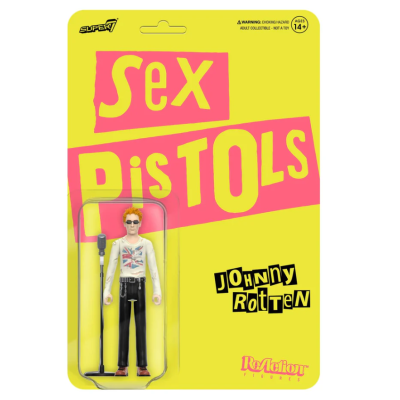Коллекционная фигурка Super7 - Sex Pistols ReAction Figure (Wave 1)  Johnny Rotten