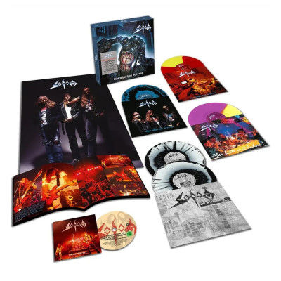 Виниловая пластинка Sodom - Get What You Deserve 5LP Супер Делюкс Бокс-сет, цветной винил + DVD