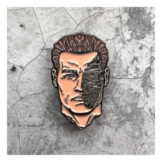 Пин - терминатор (Terminator) белый, значок