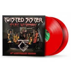 Twisted Sister - Stay Hungry 2LP Прозрачный красный винил 40th Anniversary Deluxe Предзаказ