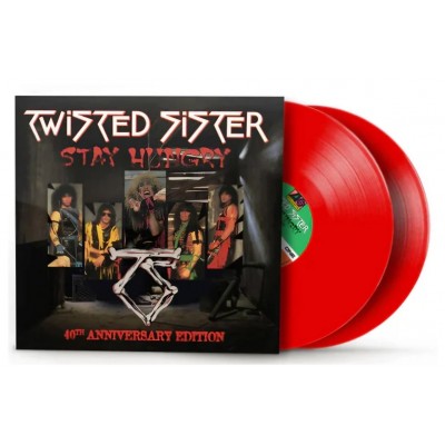 Twisted Sister - Stay Hungry 2LP Прозрачный красный винил 40th Anniversary Deluxe Предзаказ