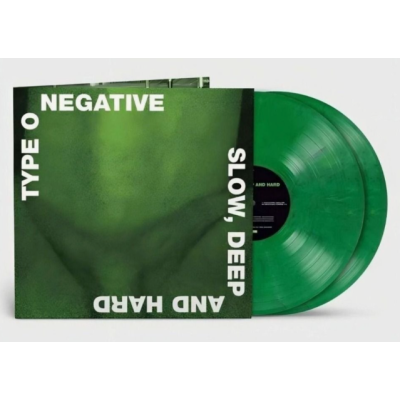 Виниловая пластинка Type O Negative - Slow, Deep And Hard 2LP Зелёно-чёрный винил 