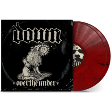 Виниловая пластинка Down - Over The Under 2LP Бордовый с черными брызгами Предзаказ 
