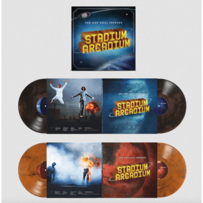 Виниловая пластинка Red Hot Chili Peppers - Stadium Arcadium 4LP Бокс-сет Коричнево-дымчатый и оранжево-дымчатый винил Предзаказ