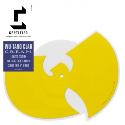 Wu-Tang Clan - C.R.E.A.M. (Cash Rules Everything Around Me) 7 Single 2019 Ltd Ed Shaped Disc Picture Vinyl 0888750095374
