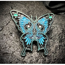 Пин Metallica - St. Anger Buttetfly (значок) синий
